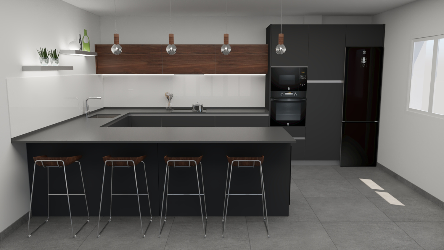 Muebles diseño cocina Granada Aixa | Detalles Merino